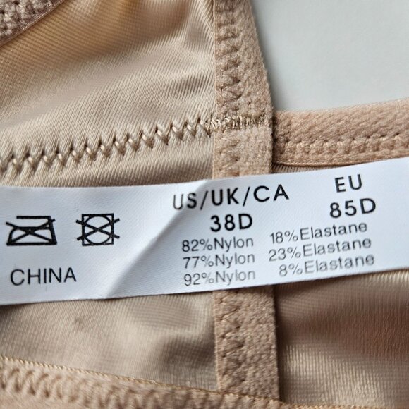 Zero Bound High Impact Sports Bra For Women Full Coverage Size 38D Nude Running - Picture 8 of 10